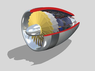 Airplane Jet Engine